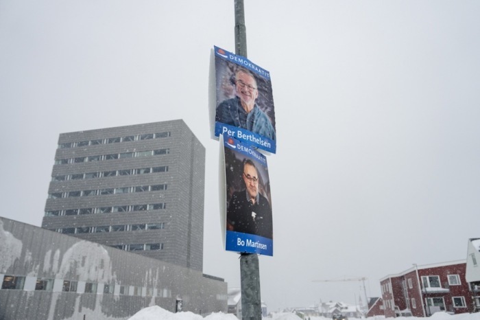 In Grönland laufen die Vorbereitungen für die Parlamentswahlen. Foto: epa/Mads Claus Rasmussen DÄnemark Out