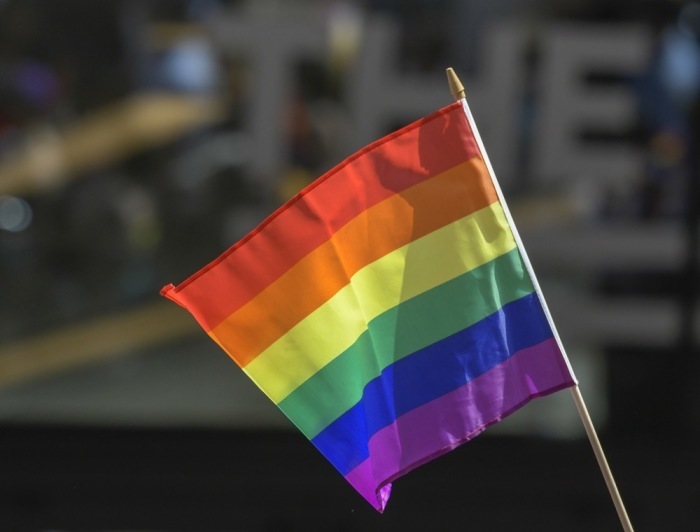 Eine Pride-Fahne in New York. Foto: epa/Porter Binks