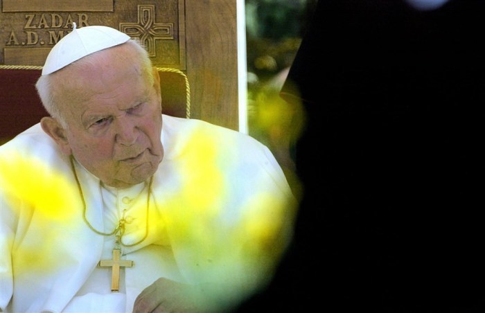 Papst Johannes Paul II. in Zadar. Foto: epa/Filippo Monteforte/mp