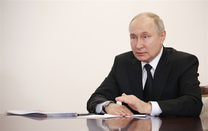 Russischer Präsident Wladimir Putin in Ufa. Foto: epa/Sergei Bobylev/sputnik