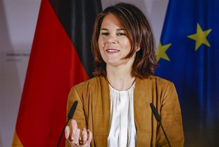 Bundesaußenministerin Annalena Baerbock. Foto: epa/Hannibal Hanschke