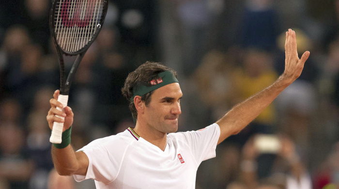 Tennisspieler Roger Federer aus der Schweiz Foto: epa/Peter Klaunzer