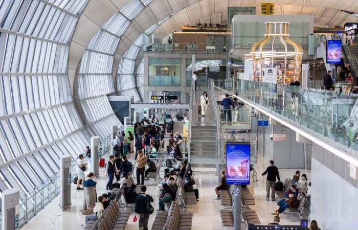 Der Flughafen Suvarnabhumi soll bis 2029 rund 73 Millionen Passagiere jährlich abfertigen. Bild: AOT