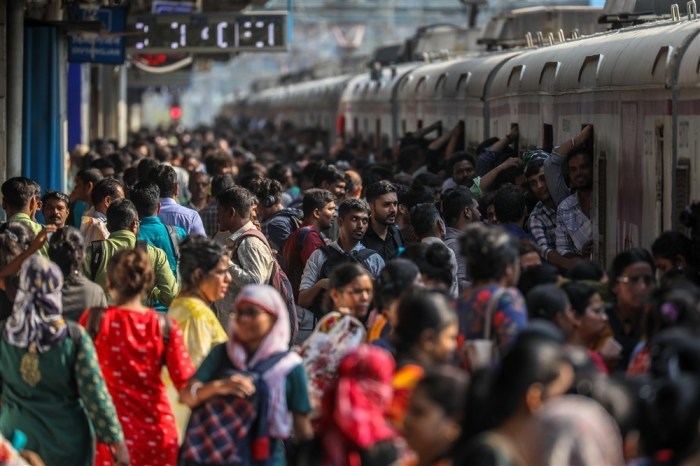 In Mumbai soll Indien das bevölkerungsreichste Land werden. Foto: epa/Divyakant Solanki