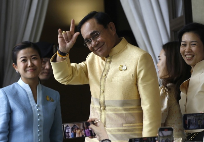 Prayut Chan-o-cha. Foto: epa/Narong Sangnak