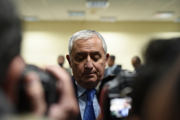 Ex-Präsident Otto Perez wird wegen des Falles La Línea verurteilt. Foto: epa/Edwin Bercian