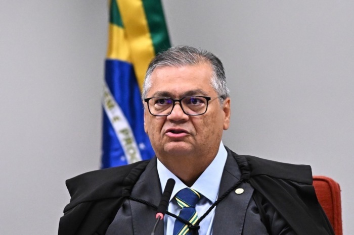 Richter Flávio Dino nimmt an der Wiederaufnahme des Prozesses zum Mord an Stadträtin Marielle Franco am Obersten Gericht in Brasília teil. Foto: Andre Borges/epa