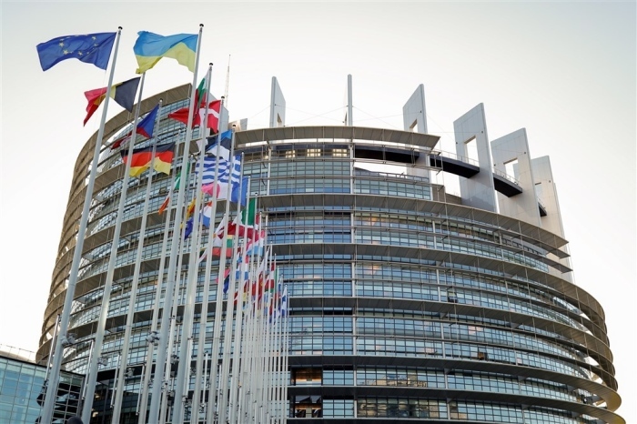 Gebäude des Europäischen Parlaments in Straßburg. Foto: epa/Julien Warnand