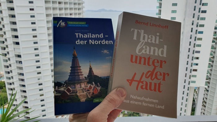 Beide Bücher können auch am Pressestand DER FARANG auf dem Thai Food & Culture Festival 2023 in Bülach, Schweiz (18.–20. August 2023) erworben werden! Foto: Jahner