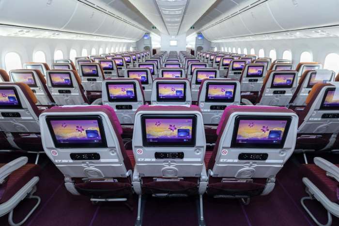 Die Boeing 787-9 bietet auf der Strecke zwischen Brüssel und Bangkok zusätzliche Sitzplätze in der Economy Class. Bild: THAI