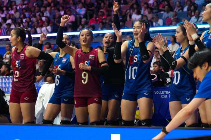 Mit Platz 13 und dem souveränen 3:0-Erfolg gegen Brasilien sicherte sich Thailands Frauen-Nationalmannschaft den Klassenerhalt in der Volleyball Nations League 2026. Foto: Thailand Volleyball Association