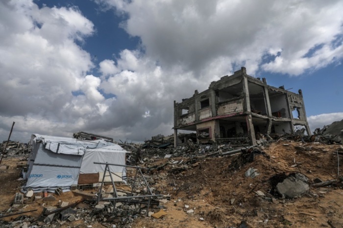 Die Palästinenser kehren nach dem Waffenstillstand zwischen Israel und der Hamas in den nördlichen Gazastreifen zurück. Foto: epa/Mohammed Saber
