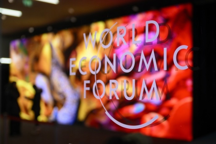 Vorbereitungen für das 54. Jahrestreffen des Weltwirtschaftsforums in Davos.Foto: epa/Laurent Gillieron