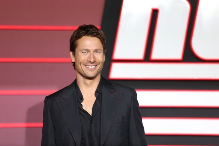US-Schauspieler Glen Powell posiert bei der britischen Premiere des Films «The Running Man» in London. Foto: EPA/Andy Rain