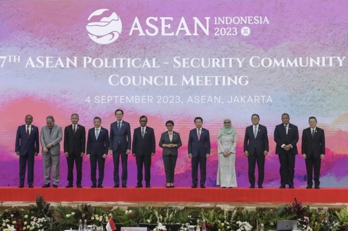 Treffen der ASEAN-Außenminister. Foto: epa/Mast Irham / Pool