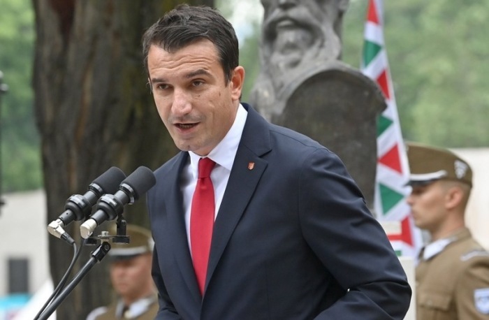 Oberbürgermeister der albanischen Hauptstadt Tirana Erion Veliaj. Foto: epa/Tibor Illyes Hungary Out