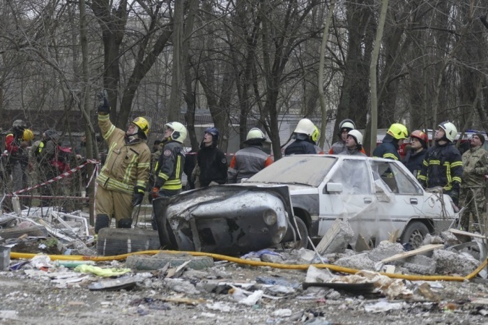 Bei einem Drohnenangriff in der Nacht in Odesa wurden mindestens zwei Menschen getötet und acht verletzt. Foto: epa/Igor Tkachenko