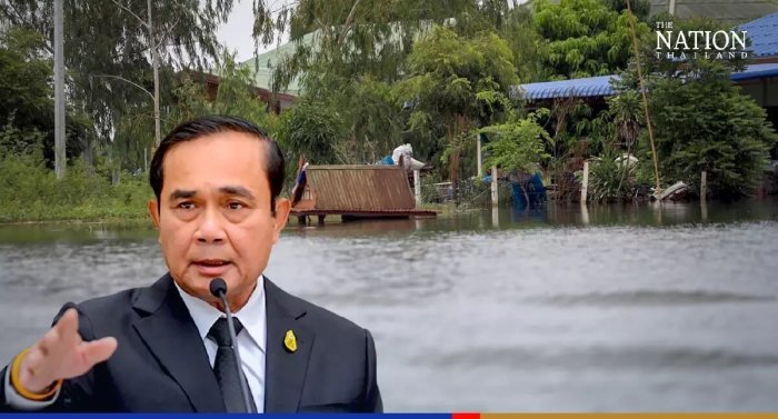 Thailand Premierminister Prayut Chan-o-cha warnt vor möglichen Sturzfluten und Hochwasser in mehreren Landesteilen. Foto: The Nation