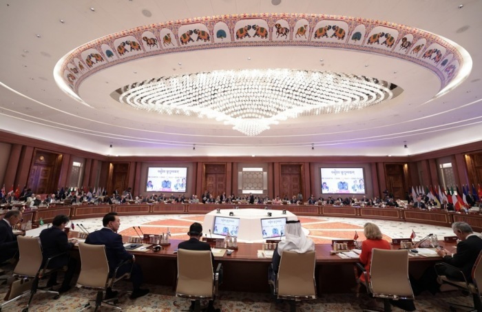 Der G20-Gipfel. Foto: epa/Indian Press Information Bureau