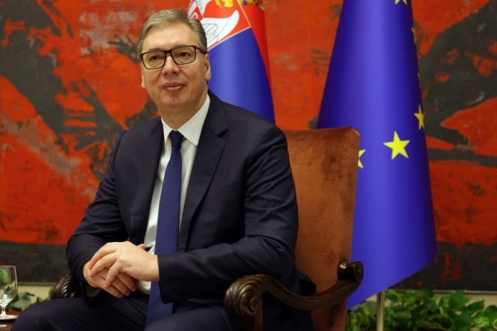 Der serbische Präsident Aleksandar Vucic. Foto: epa/Andrej Cukic