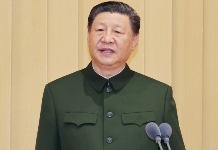 Ansprache von Xi Jinping vor der Informationsunterstützungstruppe der chinesischen Armee. Foto: epa/Xinhua