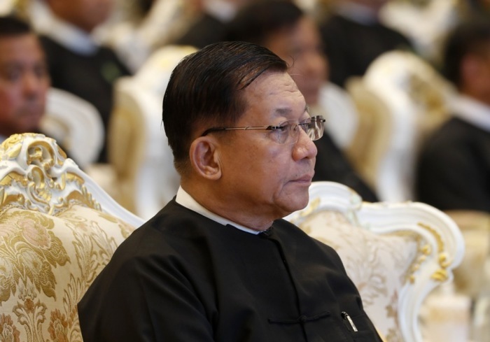 Min Aung Hlaing wird nach Parlamentsvotum Präsident, fünf Jahre nach dem Militärputsch gegen die gewählte Regierung. Foto: epa/Nyein Chan Naing