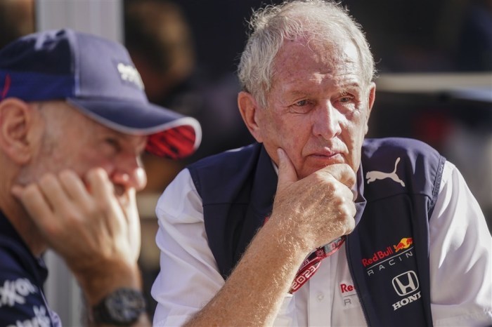 Der Motorsportchef von Red Bull, Helmut Marko. Foto: epa/Shawn Thew
