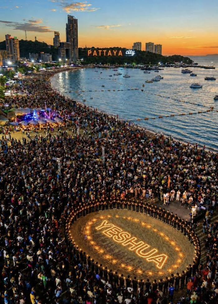 Am Pattaya Beach soll Anfang Juli die christliche Großveranstaltung „NEW LIFE“ mit Tausenden Teilnehmern stattfinden. Bild: PR Pattaya