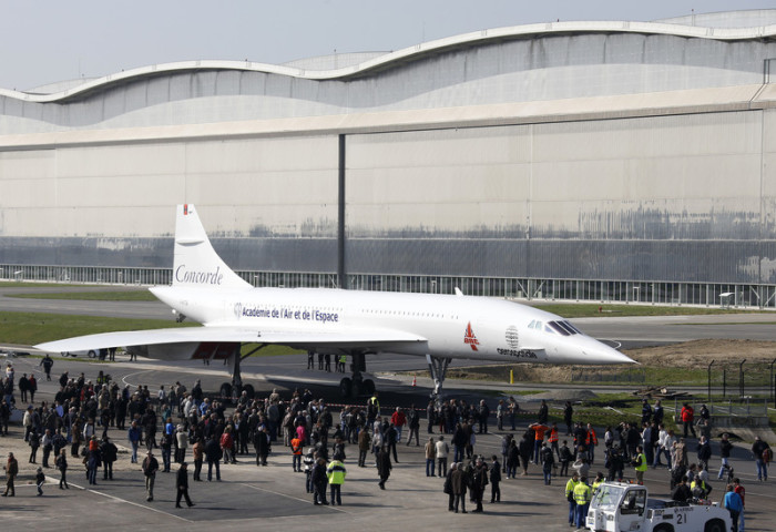  Die Concorde könnte bald einen Überschall-Nachfolger finden. Foto: epa/Guillaume Horcajuelo