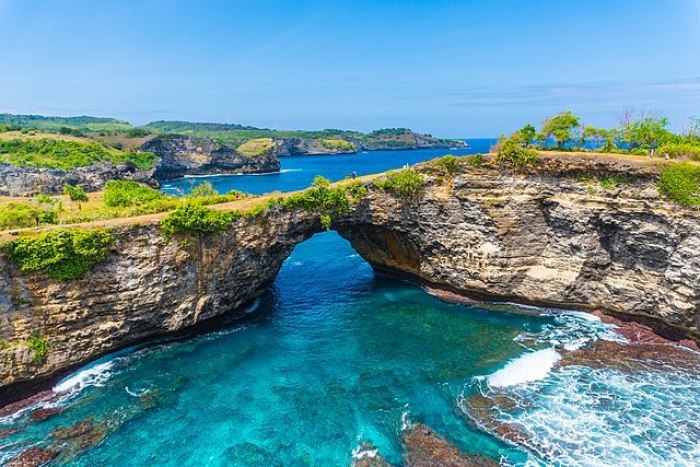 In der Nähe der südöstlichen indonesischen Insel Bali befindet sich die Insel Nusa Penida. Foto: Wikipedia