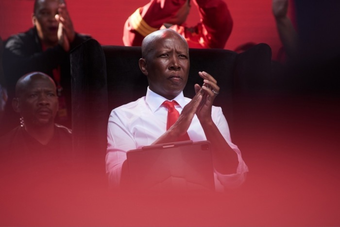 Julius Malema, Vorsitzender der Economic Freedom Fighters (EFF). Foto: epa/Str