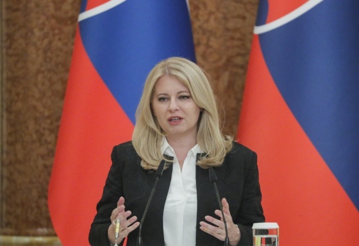 Der slowakische Präsident Zuzana Caputova. Foto: epa/Sergey Dolzhenko