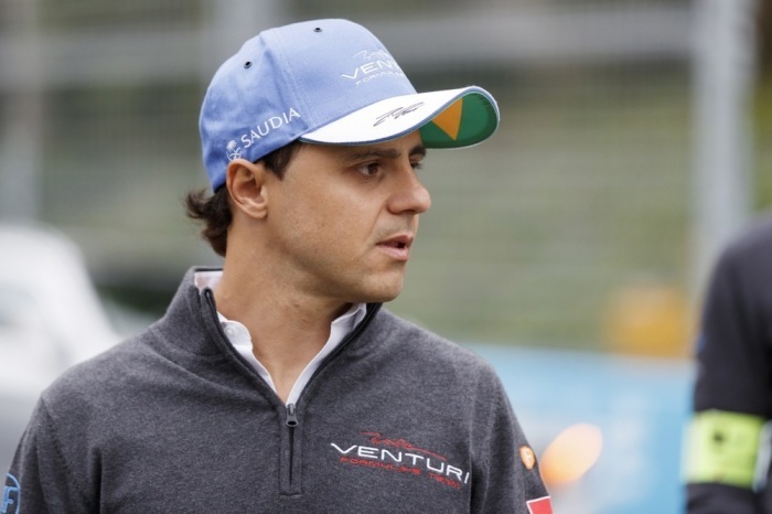 Der Brasilianer Felipe Massa vom Venturi Formula E Team. Foto: epa/Cyril Zingaro