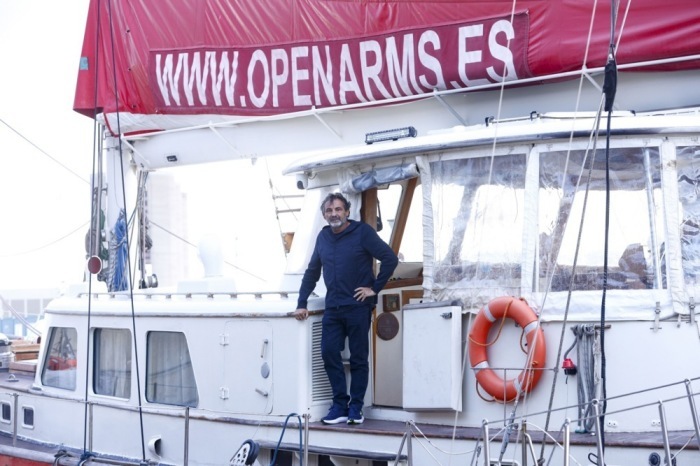 Oscar Camps, Direktor und Gründer von Proactiva Open Arms. Foto: epa/Quique Garcia