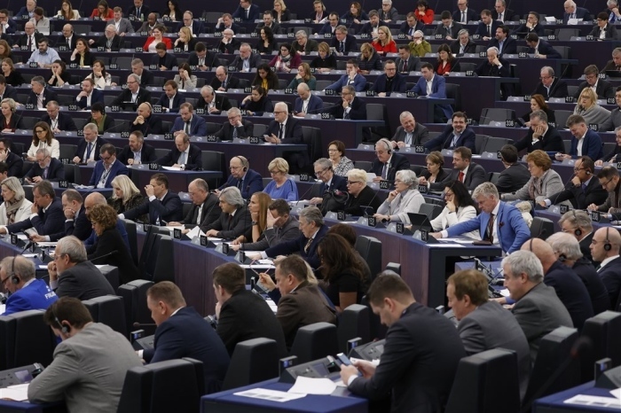 Plenartagung des EU-Parlaments in Straßburg. Foto: epa/Julien Warnand
