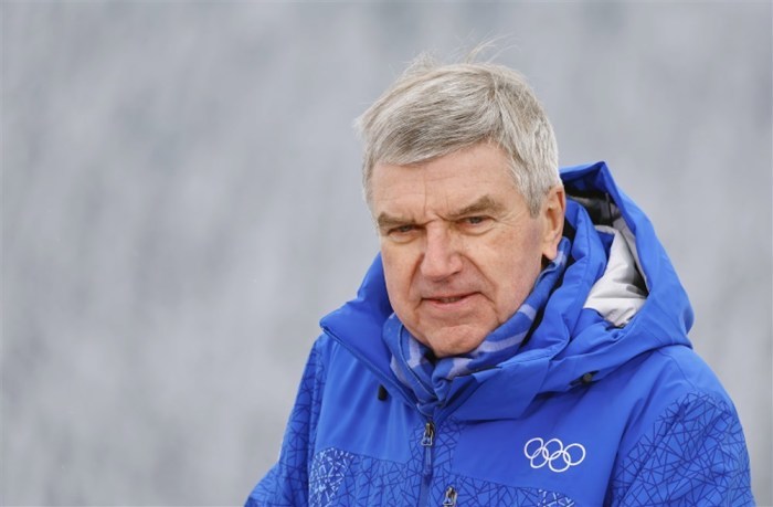Präsident des Internationalen Olympischen Komitees (IOC) Thomas Bach. Foto: epa/Hannibal Hanschke