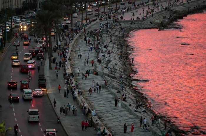 Tägliches Leben in Alexandria. Foto: epa/Khaled Elfiqi