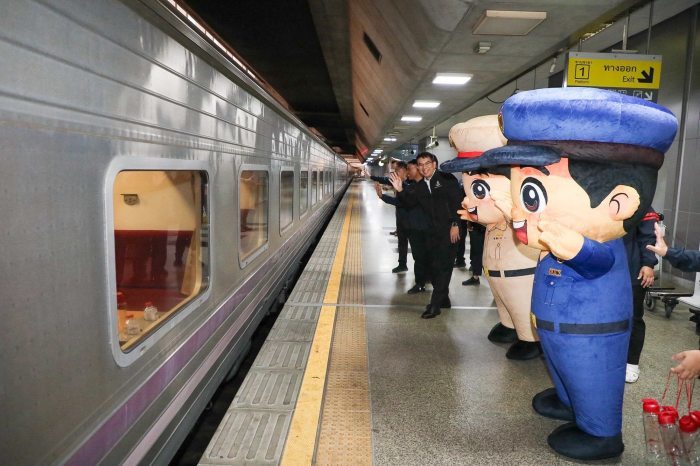 Viele Reisende weichen vor Songkran aufgrund hoher Spritpreise auf die Bahn aus. Bild: State Railway of Thailand (SRT)