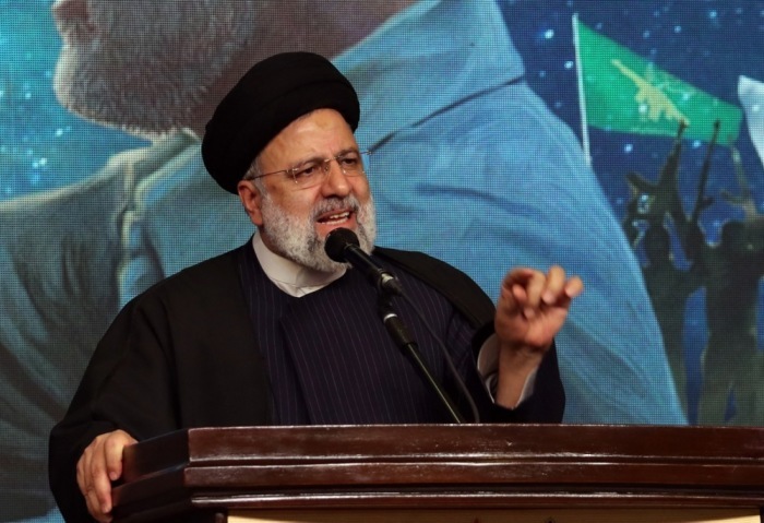 Irans Präsident Ebrahim Raisi in Teheran. Foto: epa/Abedin Taherkenareh