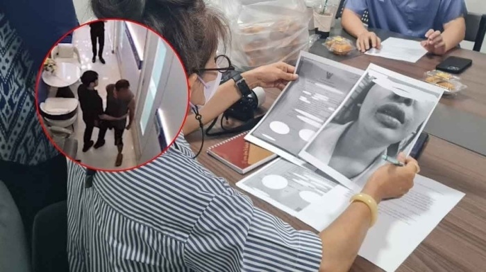 Der deutsche Mann griff in einer Zahnarztpraxis in Korat eine Zahnärztin an, was zu einer Welle der Panik führte. Foto: Khaosod