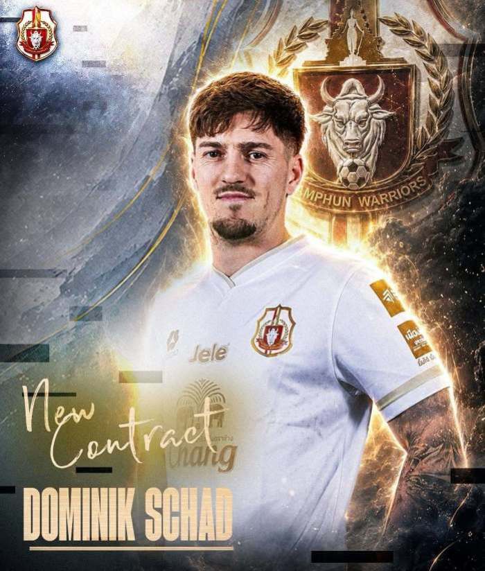 Dominik Schad bleibt den Lamphun Warriors erhalten und geht mit dem Verein in die Saison 2026/27. Foto: Lamphun Warriors Fc