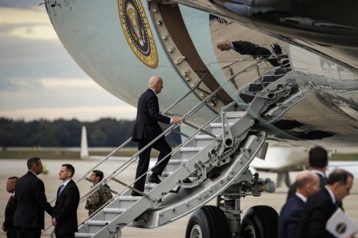Der US-Präsident Joe Biden reist nach Israel. Foto: epa/Samuel Corum