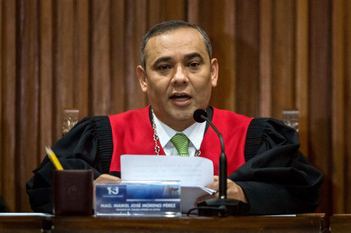  Der Präsident des Obersten Gerichtshofs, Maikel Moreno. Foto: epa/Miguel Gutierrez