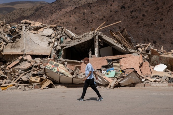 Mehrere tausend Tote bei der Suche im erdbebengeschädigten Marokko. Foto: epa/Jerome Favre
