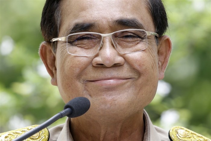 Thailands Premierminister Prayut Chan-o-cha. Foto: epa/Narong Sangnak