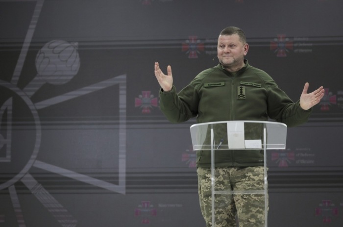 Valerij Zaluzhnyi, Oberbefehlshaber der Streitkräfte der Ukraine. Foto: epa/Oleg Petrasyuk