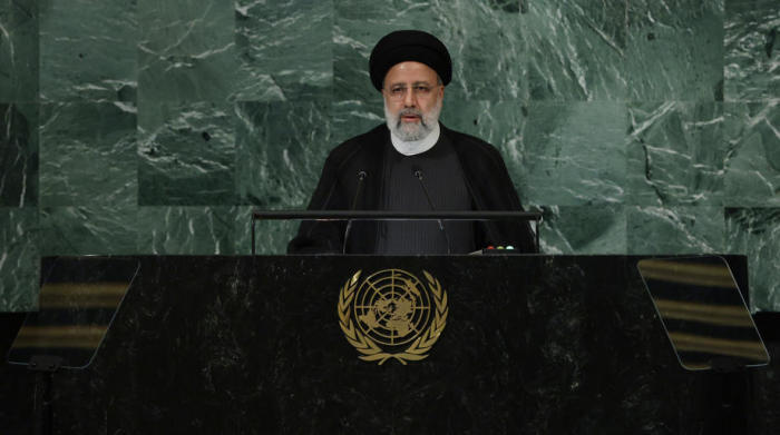 Irans Präsident Seyyed Ebrahim Raisi. Foto: epa/Justin Lane