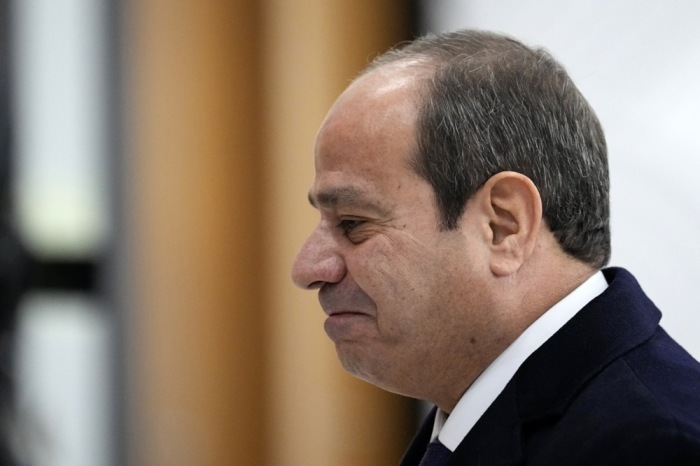 Ägyptens Präsident Abdel Fattah el-Sisi trifft zum BRICS-Gipfel in Kasan ein. Foto: epa/Alexander Zemlianichenko / Pool