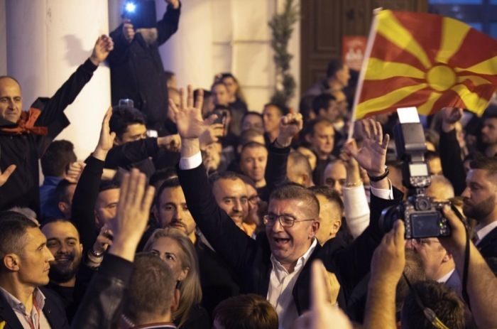 Nord-Mazedonien hält 2024 Präsidentschaftswahlen in Skopje ab. Foto: epa/Georgi Licovski