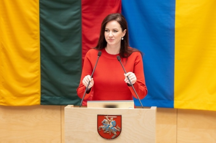 Die litauischen Abgeordneten haben Inga Ruginienė als neue Regierungschefin bestätigt. Foto: epa/Olga Posaskova